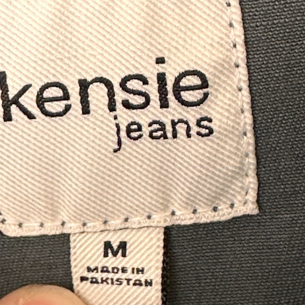 Stylish Gray Blue Utility Jacket - Picture 5 of 5